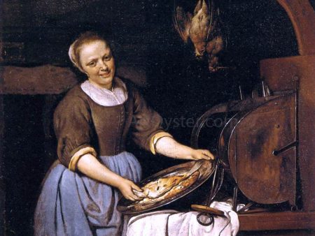 The Cook by Gabriel Metsu - Hand-Painted Oil Painting on Canvas Fashion