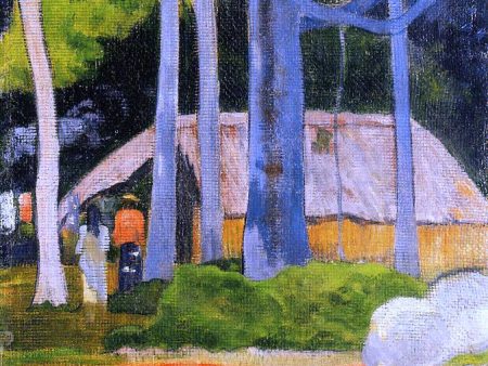 A Cabin under the Trees by Paul Gauguin - Hand-Painted Oil Painting on Canvas Online Hot Sale