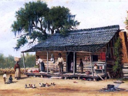 A Cabin by William Aiken Walker - Hand-Painted Oil Painting on Canvas Online