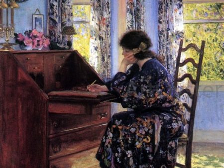 The Difficult Reply by Guy Orlando Rose - Hand-Painted Oil Painting on Canvas Online Sale