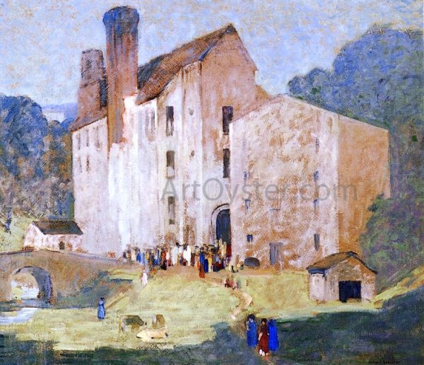 Valley Mills by Robert Spencer - Hand-Painted Oil Painting on Canvas Online Hot Sale