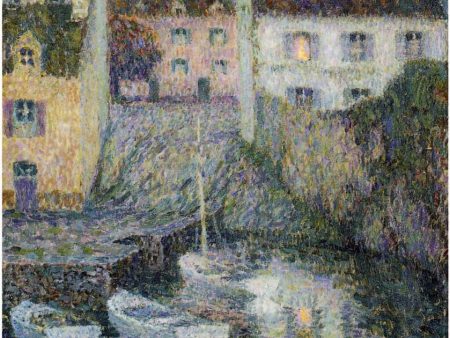 Twilight by Henri Le Sidaner - Hand-Painted Oil Painting on Canvas Online now