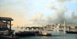 The Building of Westminster Bridge by Samuel Scott - Hand-Painted Oil Painting on Canvas Supply