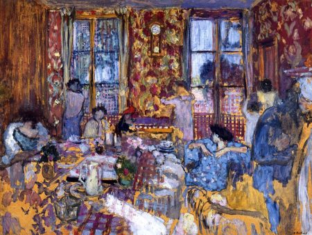 A Breakfast at Villerville by Edouard Vuillard - Hand-Painted Oil Painting on Canvas Online