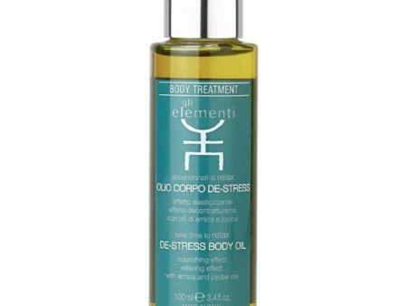 Kūno odos aliejus Gli Elementi De-stress Body Oil GLI02054, maitinantis odą, 100 ml Online Hot Sale