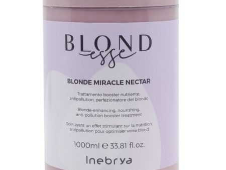 Plaukų kaukė šviesiems plaukams Inebrya Blondesse Miracle Nectar Anti Pollution Treatment ICE26148, 1000 ml Sale