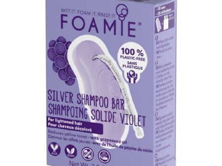 Kietasis šampūnas Foamie Shampoo Silver Linings FMSBSL2001, skirtas šviesiems, išsausėjusiems plaukams Online