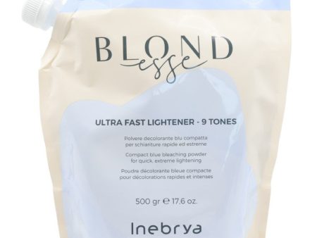 Milteliai plaukų šviesinimui Inebrya Blondesse Bleaching Ultra Fast Lightener ICE26150, skirti greitam ir efektyviam šviesinimo efektui, su mėlynais mikropigmentais 500 g For Cheap