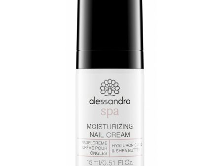 Alessandro MOISTUIRIZING NAIL CREAM drėkinamasis nagų kremas su hialurono rūgštimi 15ml +dovana rankų kremas Discount