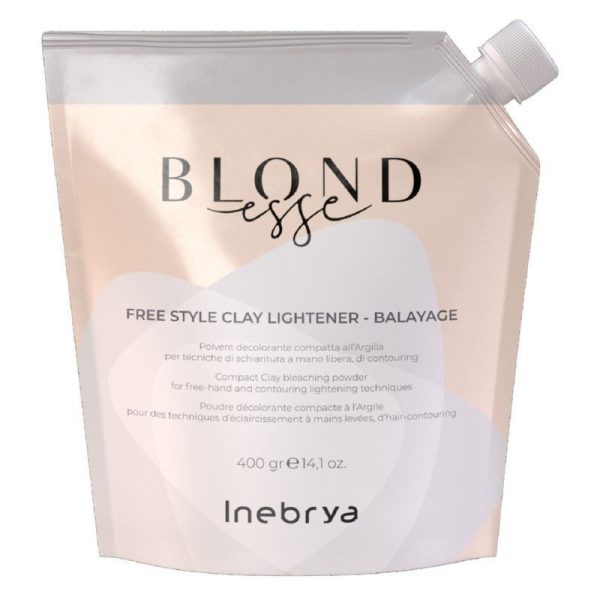 Milteliai plaukų šviesinimui Inebrya Blondesse Bleaching Free Style Balayage Compact Clay ICE26151 skirti  Balayage  plaukų dažymo technikai, 400 g Online now