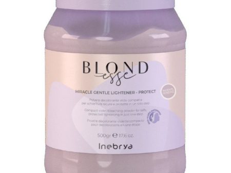 Milteliai plaukų šviesinimui Inebrya Blondesse Bleaching Miracle Gentle Lightener Powder ICE26149, su violetiniais mikropigmentais 500 g For Sale