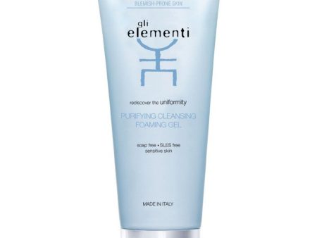 Valomasis veido odos prausiklis Gli Elementi Purifying Cleansing Foaming Gel GLI01090, 200 ml Hot on Sale