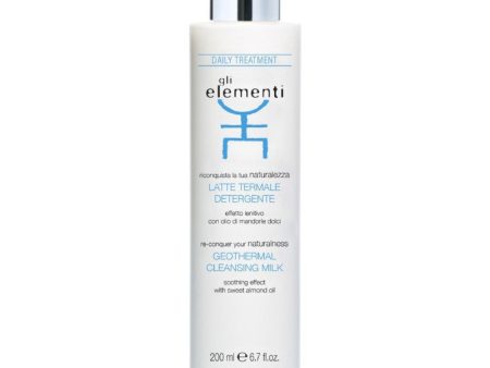 Valomasis pienelis veido odai Gli Elementi Geothermal Cleansing Milk GLI01050, 200 ml Hot on Sale