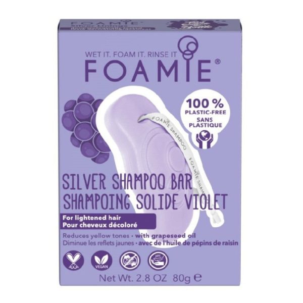 Kietasis šampūnas Foamie Shampoo Silver Linings FMSBSL2001, skirtas šviesiems, išsausėjusiems plaukams Online