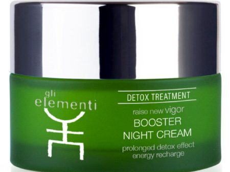 Naktinis, detoksikuojantis veido odos kremas Gli Elementi Booster Night Cream GLI01101, 50 ml Online Sale