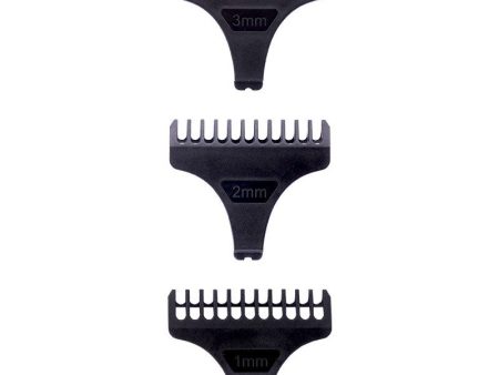 Papildomų šukų rinkinys plaukų kantavimo mašinėlei - trimeriui OSOM Professional Hair Trimmer Blade OSOMHC700COMBS, 3 vnt. 1 mm, 2 mm, 3 mm Online