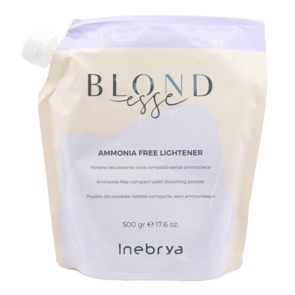 Milteliai plaukų šviesinimui Inebrya Blondesse Bleaching Amonia Free Lightener ICE26152, be amoniako, su violetiniais mikropigmentais 500 g For Cheap